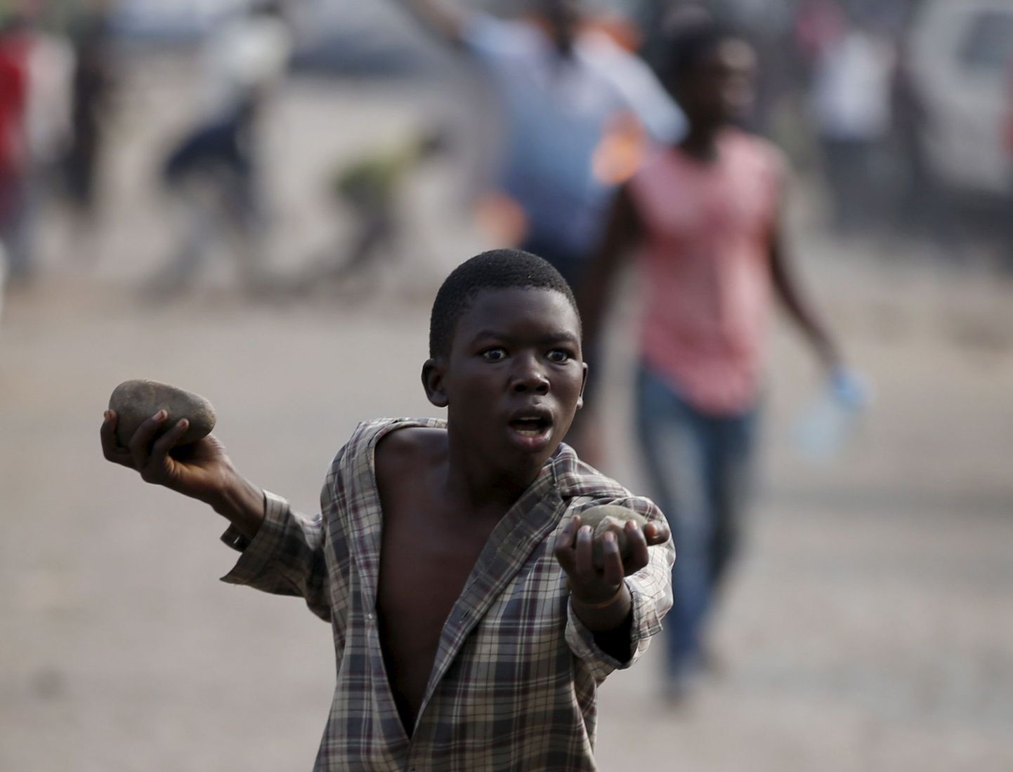 Noor Pierre Nkurunziza vastane demonstrant Burundis