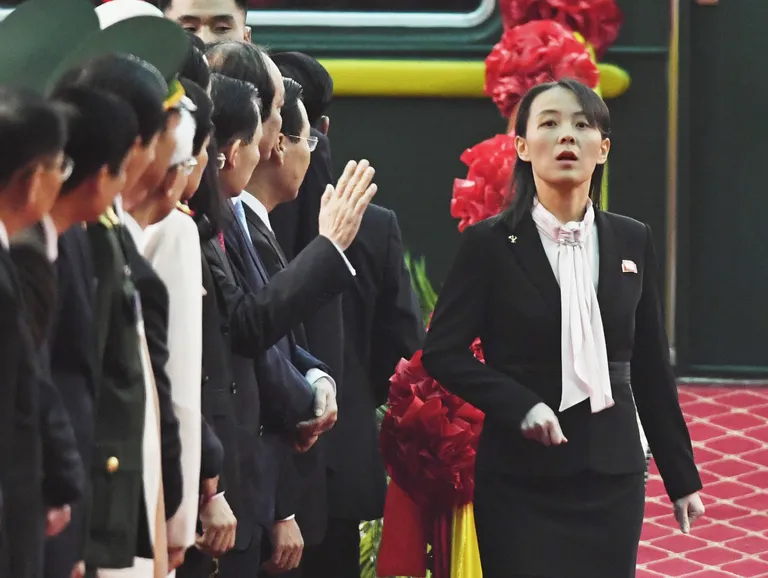 Kim Yo-jong 27. veebruaril Vietnamis Dong Dangis