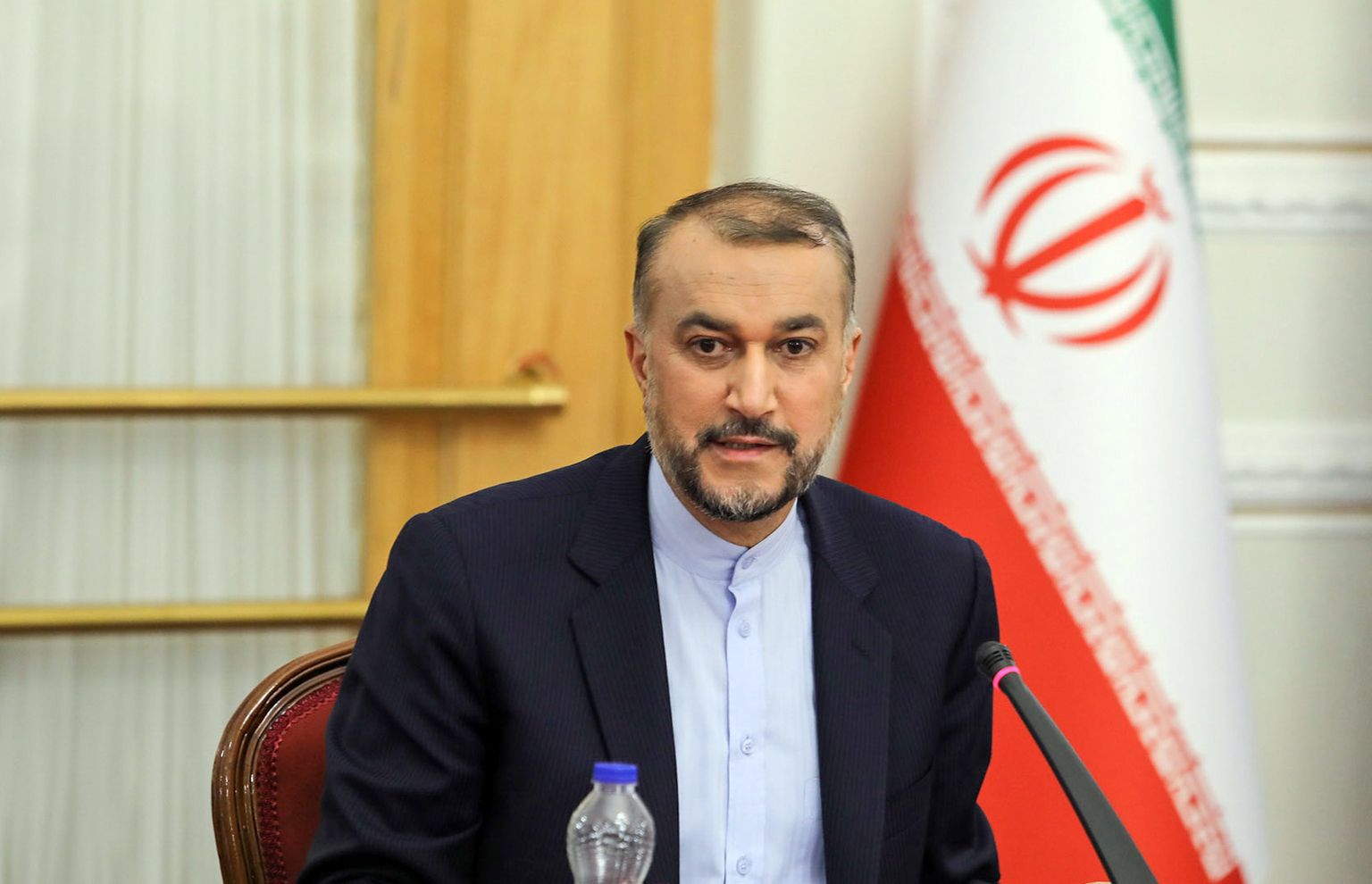 Министр иностранных дел Ирана Хосейн Амир Абдоллахиян.
