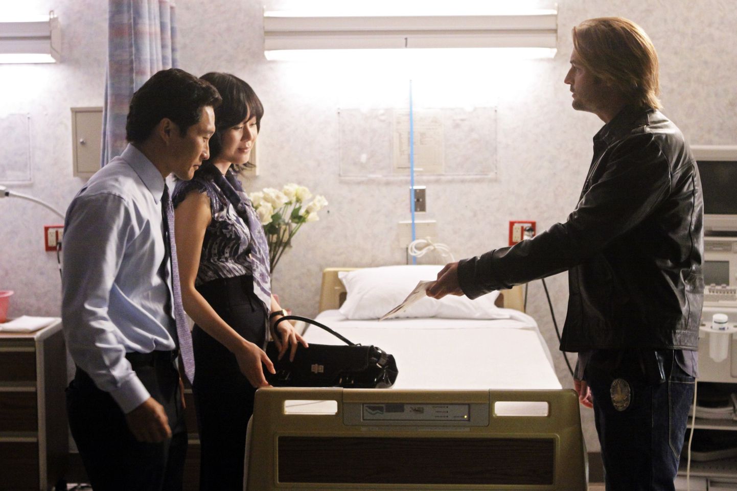 Daniel Dae Kim (Jin), Yunjin Kim (Sun) ja Josh Holloway (Sawyer) sarja Teadmata kadunud finaalis