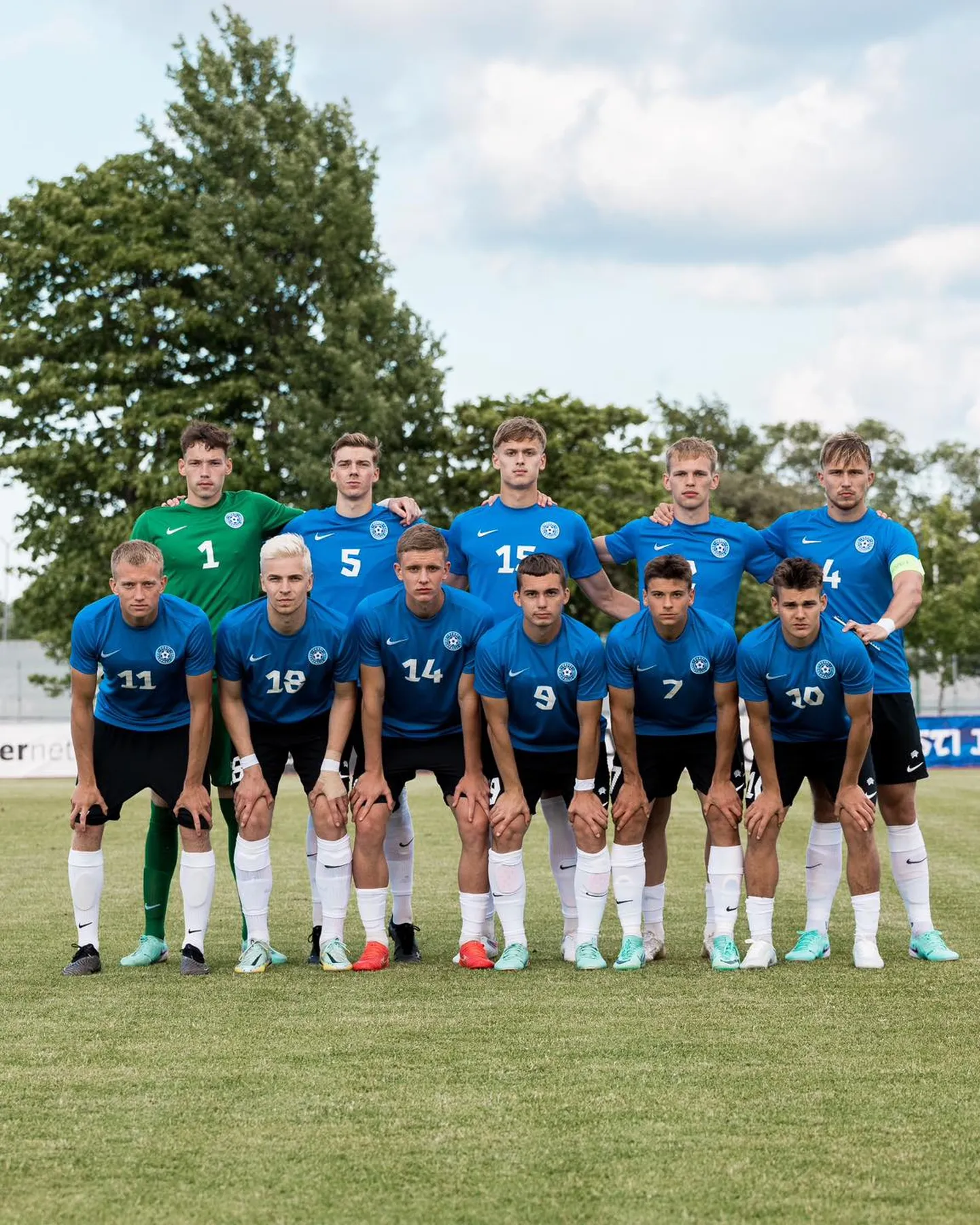 Eesti U21 koosseis.