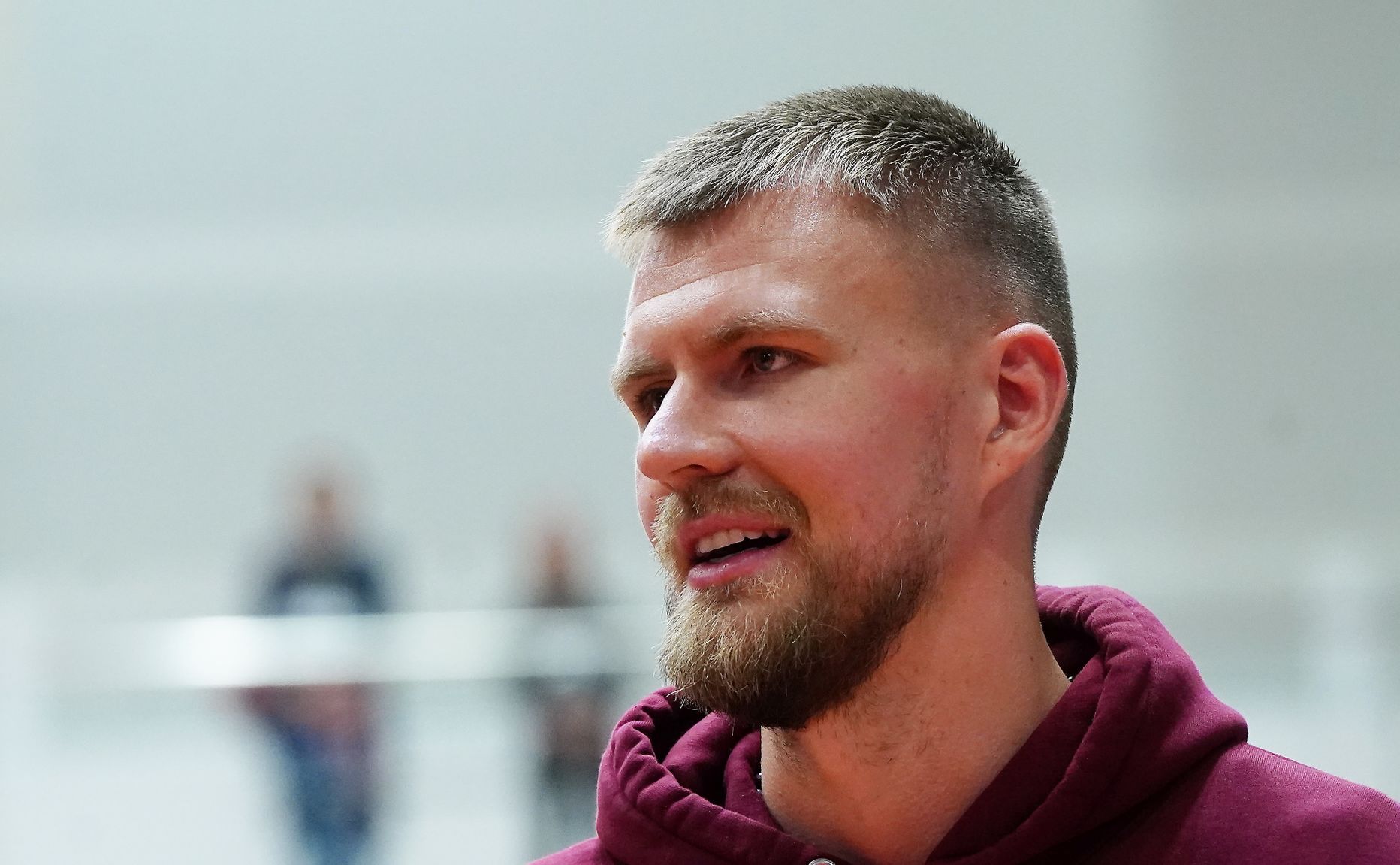 Latvijas vīriešu basketbola valstsvienības spēlētājs Kristaps Porziņģis