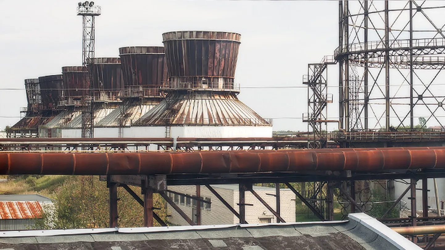 Завод Nitrofert в Кохтла-Ярве.