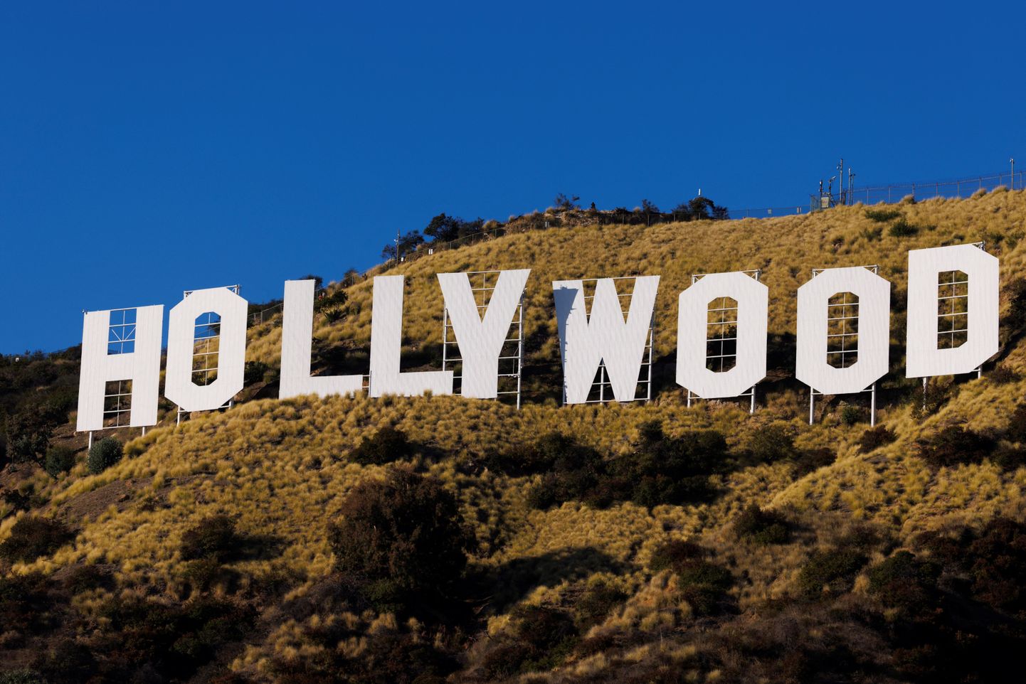 Hollywoodi silt Los Angelese kohal.