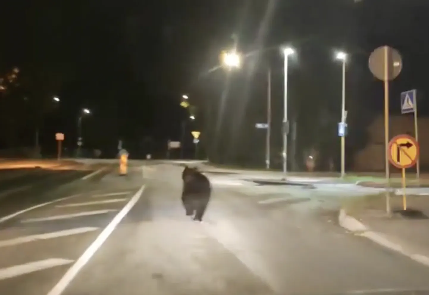 Karu Tartus Aardla ja Võru tänava ristmikul.