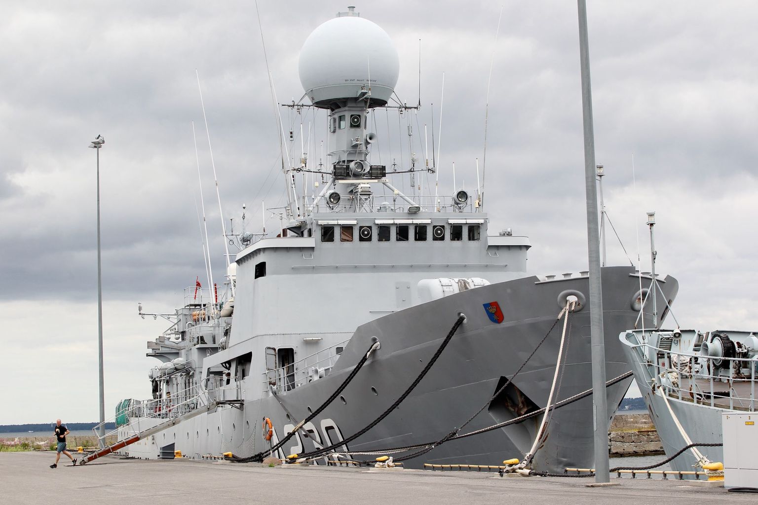 Eesti mereväe lipulaev Admiral Pitka ootab neljandat aastat kai ääres remonti.