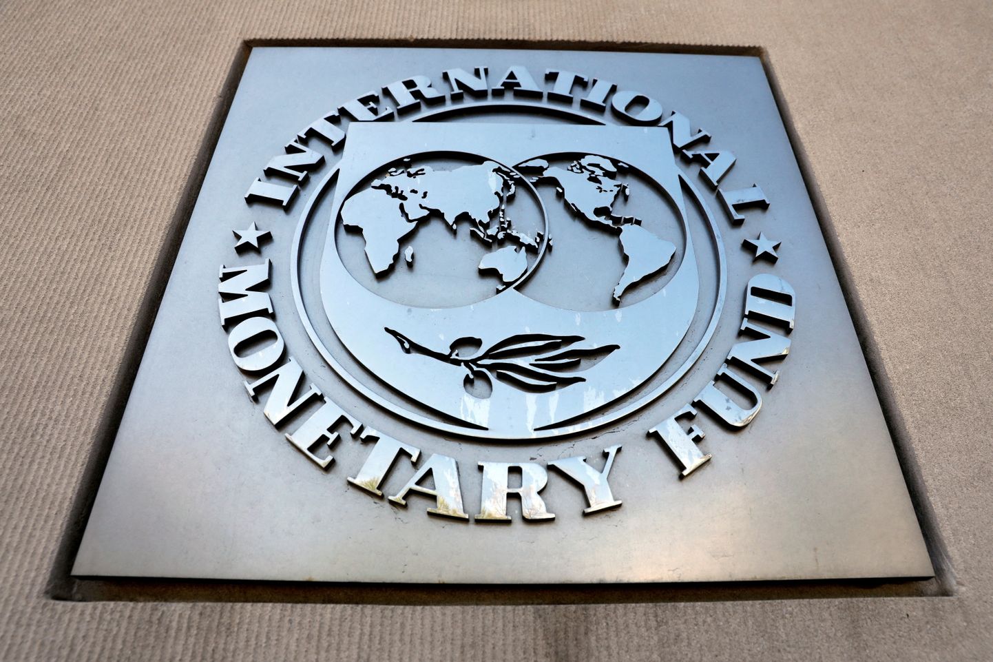 Rahvusvahelise Valuutafondi logo Washingtonis 20. aprill 2018.