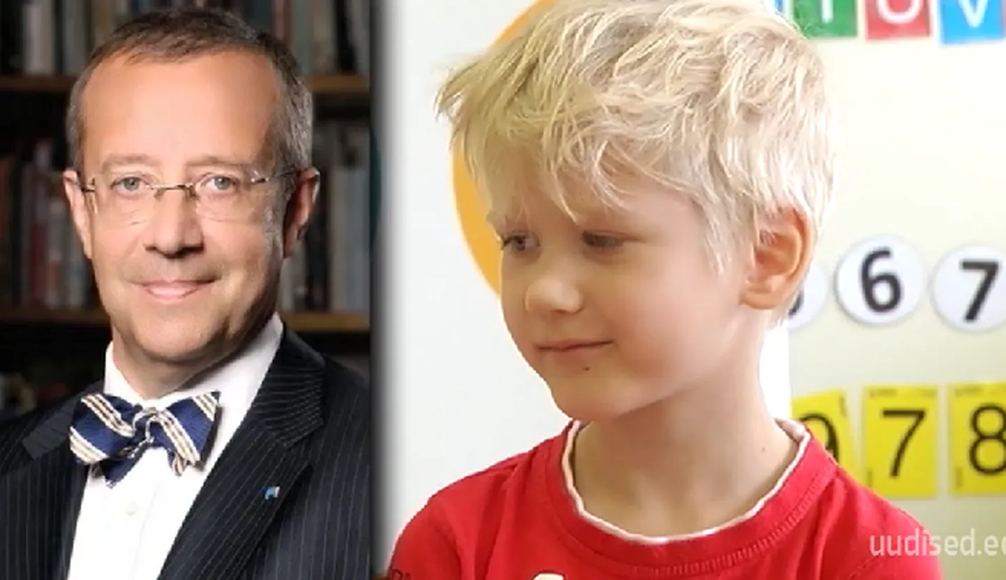 Lapsed arutavad president Toomas Hendrik Ilvese tuleviku üle