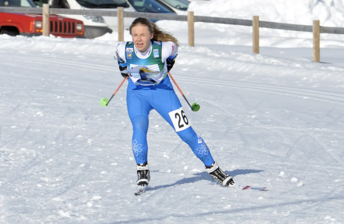 Suusaorienteeruja Daisy Kudre on MMil meie esinumber.