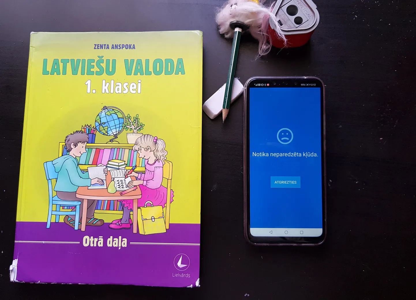 Sarežģījumi elektroniskās skolvadības sistēmas "e-klase" darbībā.