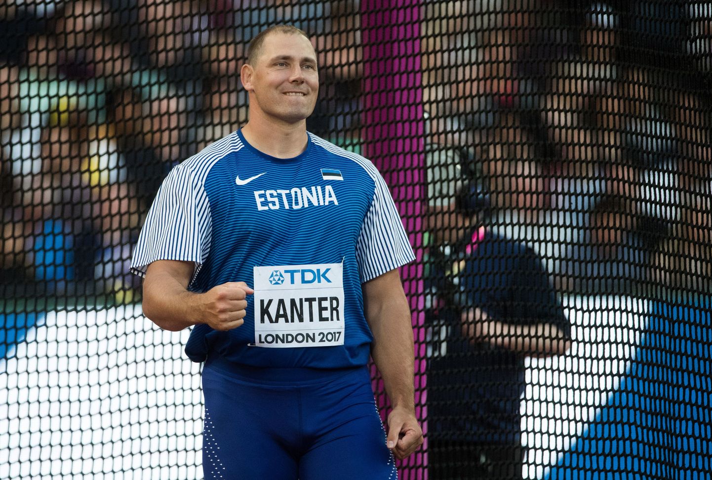 Gerd Kanter Londonis kergejõustiku maailmameistrivõistlustel.