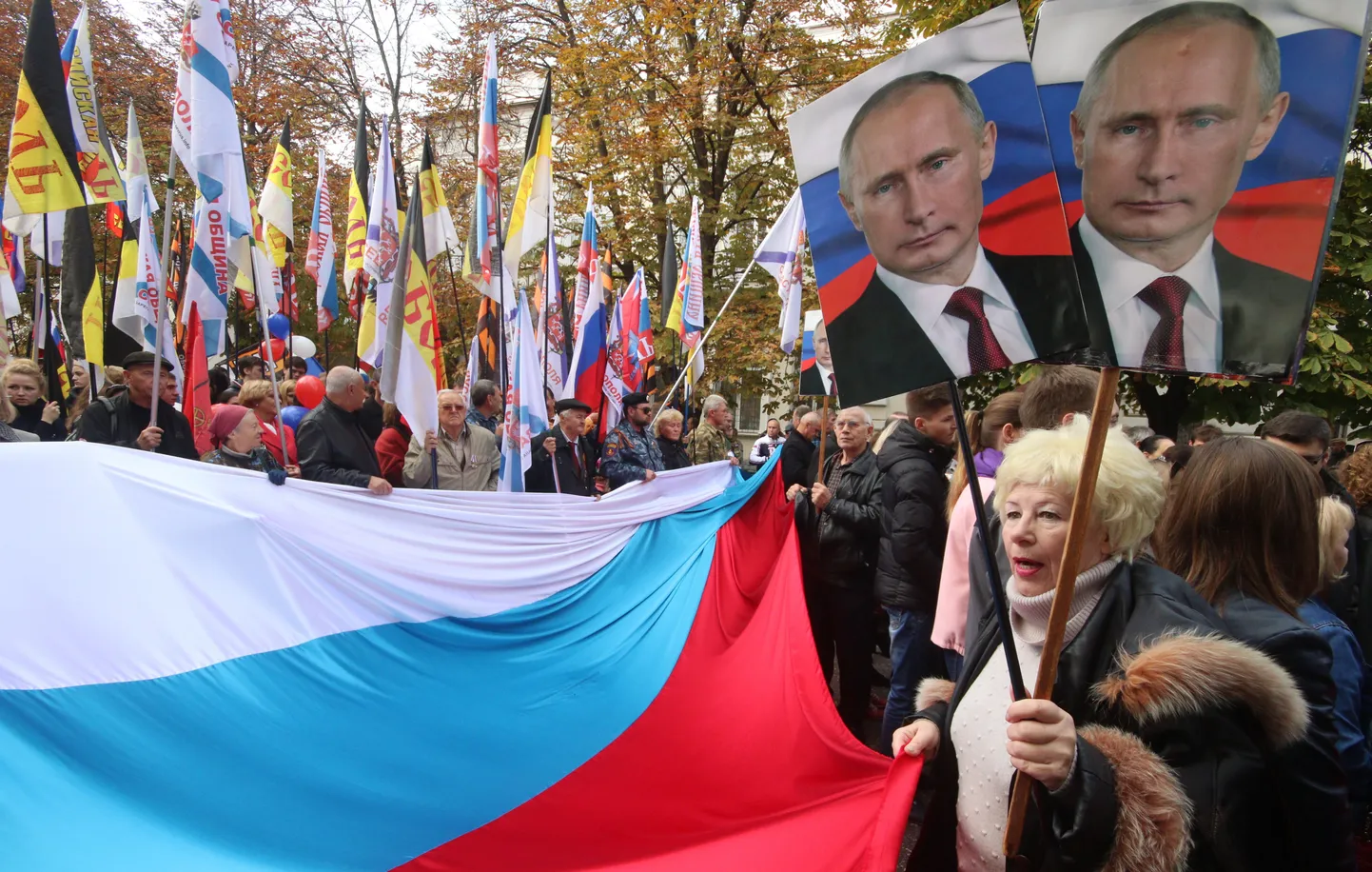 Venemaa rahvusliku ühtsuse päeva tähistamine Krimmis.