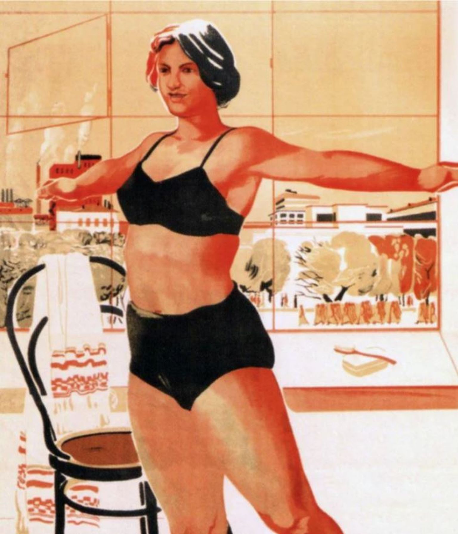 Советская женщина. Иллюстративное фото