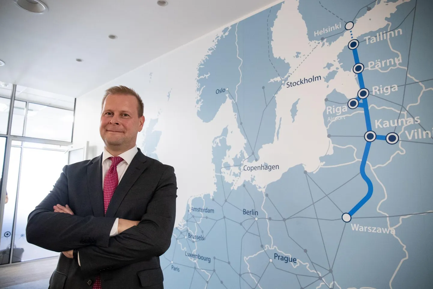Rail Balticu ühisettevõtte endine juht Timo Riihimäki.