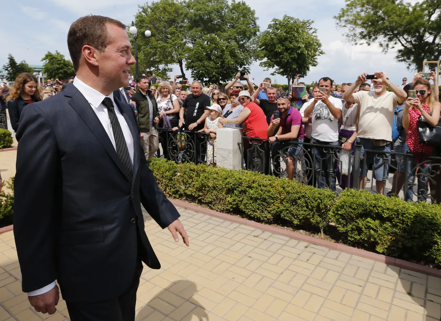 Дмитрий Медведев в Крыму.