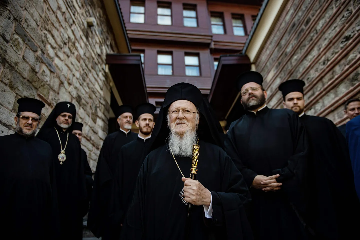 Konstantinoopoli patriarh Bartholomeus pärast kohtumist Ukraina riigipeaga.