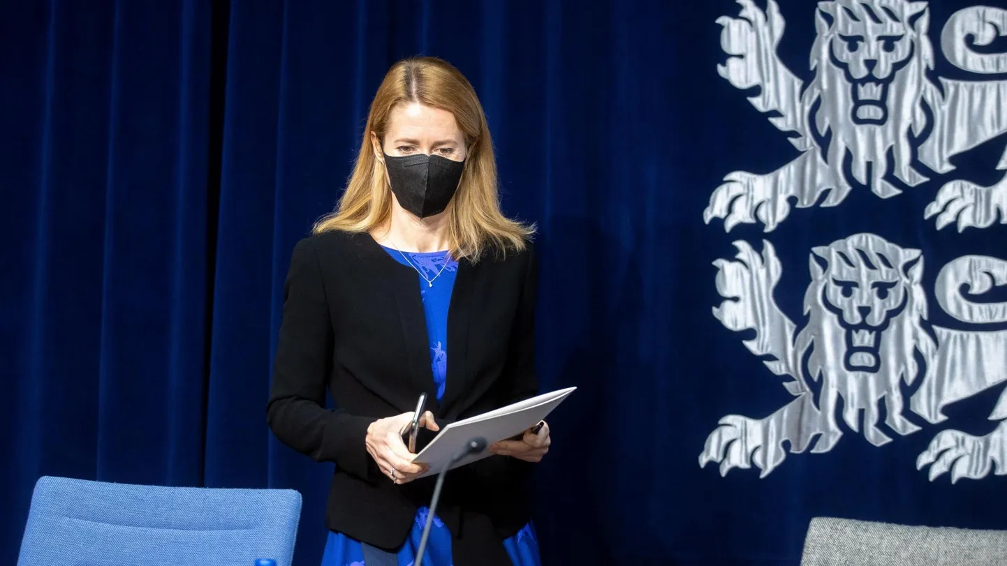 Tallinn, 28.01.2021
Valitsuse pressikonverents. Kaja Kallas.

Press conference of the Estonian government. Prime minister Kaja Kallas.
Foto Tairo Lutter, Postimees