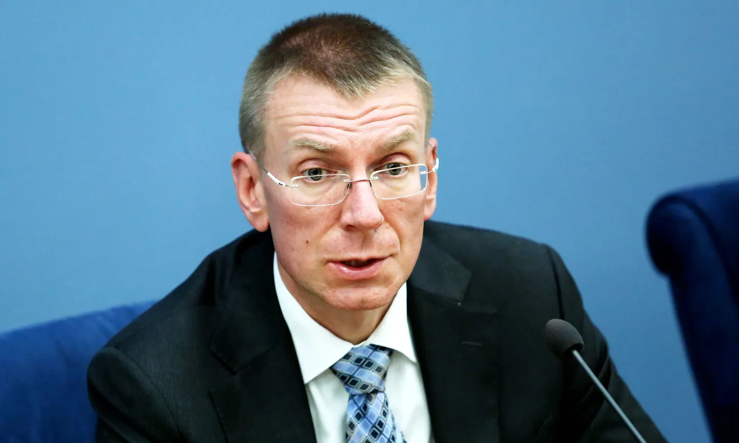 Latvijas ārlietu ministrs Edgars Rinkēvičs