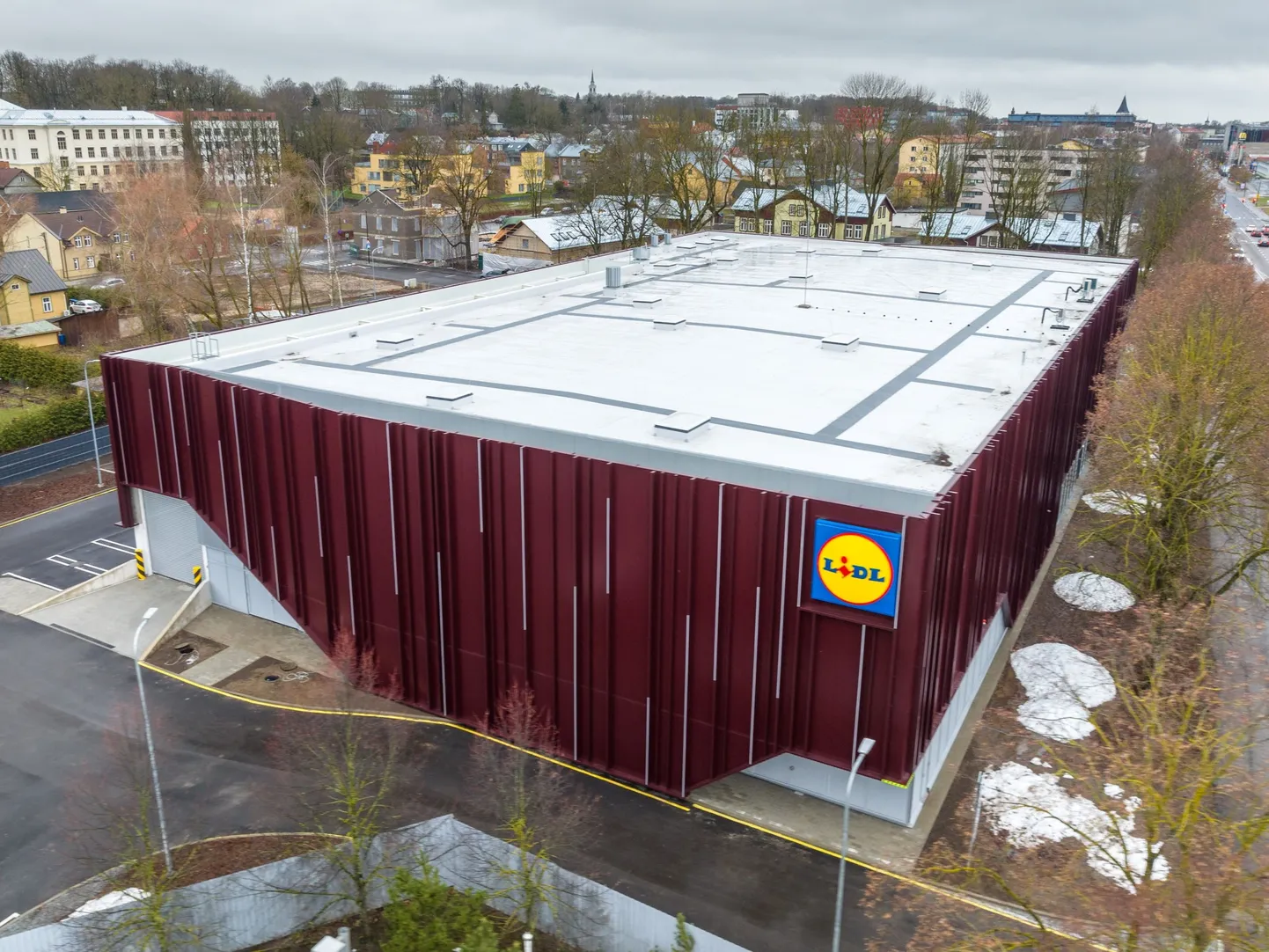 Новый Lidl в Тарту.