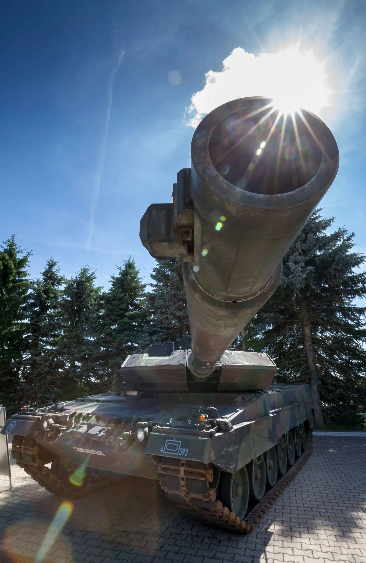 Saksamaa relvajõudude Leopard 2A6 tank.