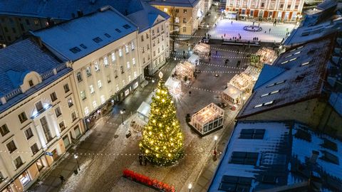 Tartu raekoja uisuväljak jõudis Michael Buble muusikavideosse: see on väga tore juhus!