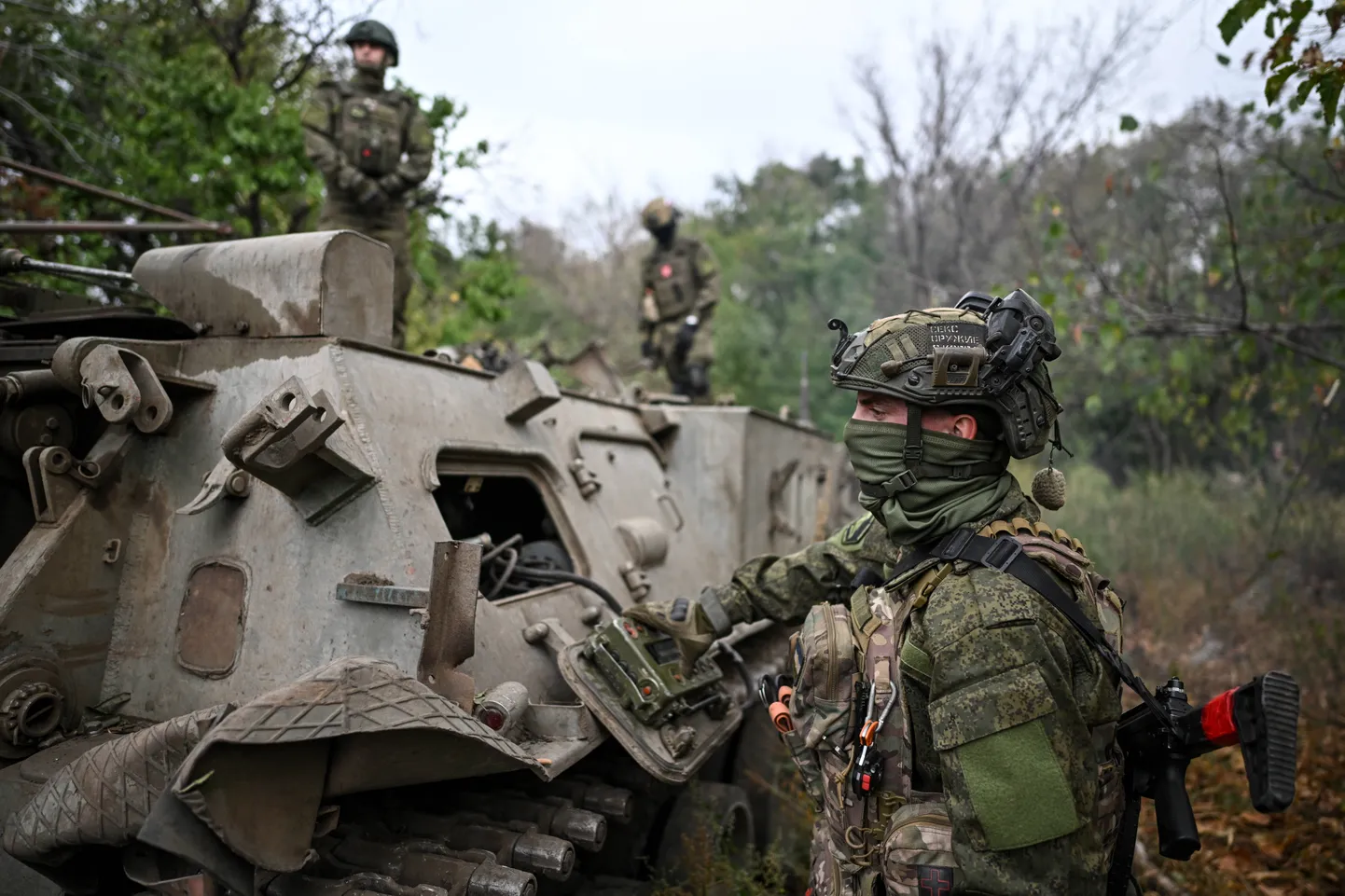 Российские военные.