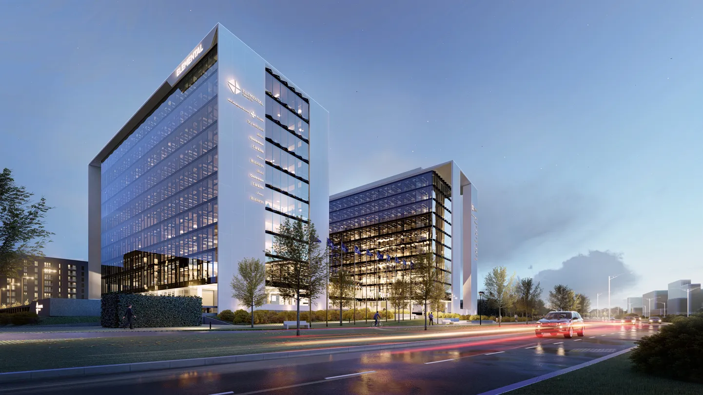 Riiga rajatav ärikeskus Elemental Business Centre.