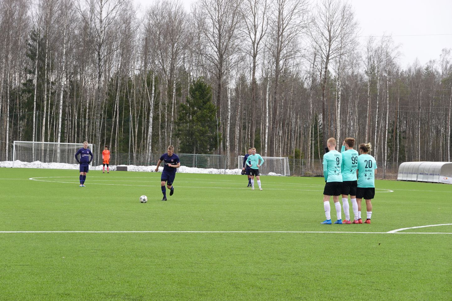 Paide Linnameeskond III ja Hiiumaa kohtusid jalgpalli teises liigas.