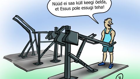 Nädala karikatuur: Essus saab musklid punni