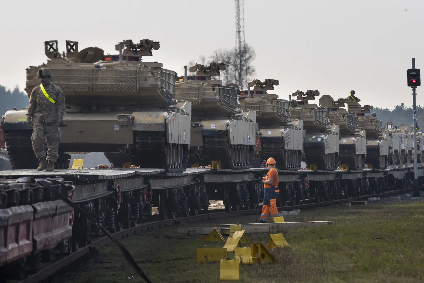 Gatavošanās NATO militārajām mācībām Lietuvā, 2019.gada oktobris.