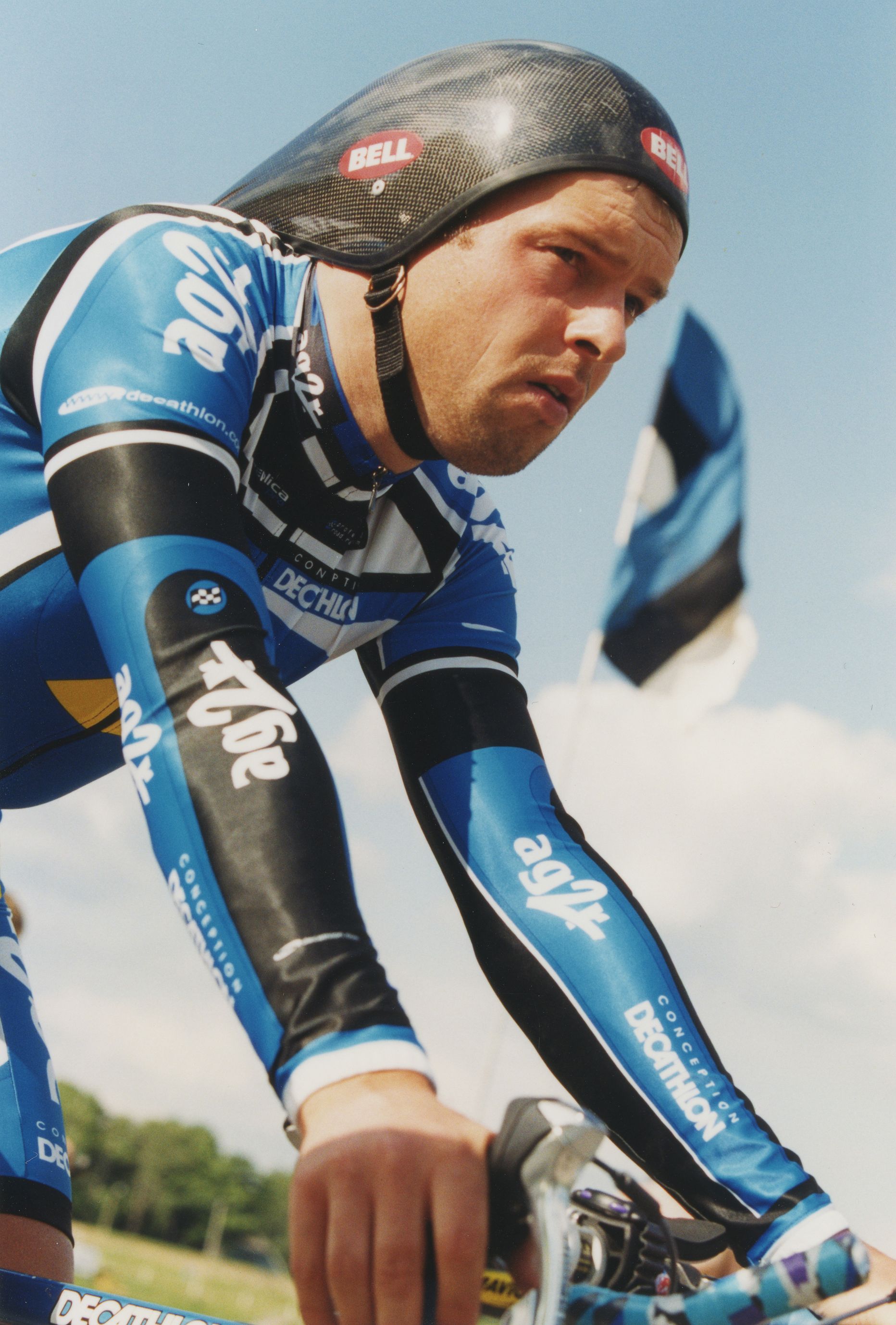 Jaan Kirsipuu Eesti meistrivõistlustel jalgrataste maanteesõidus.