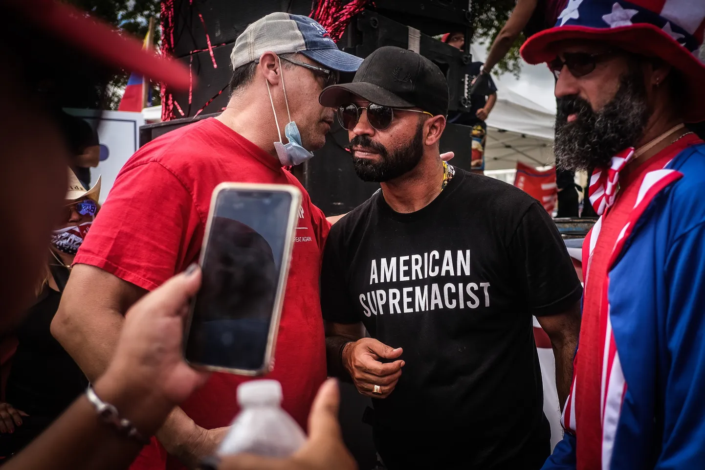 Enrique Tarrio, leader of the group ˜Proud Boys.