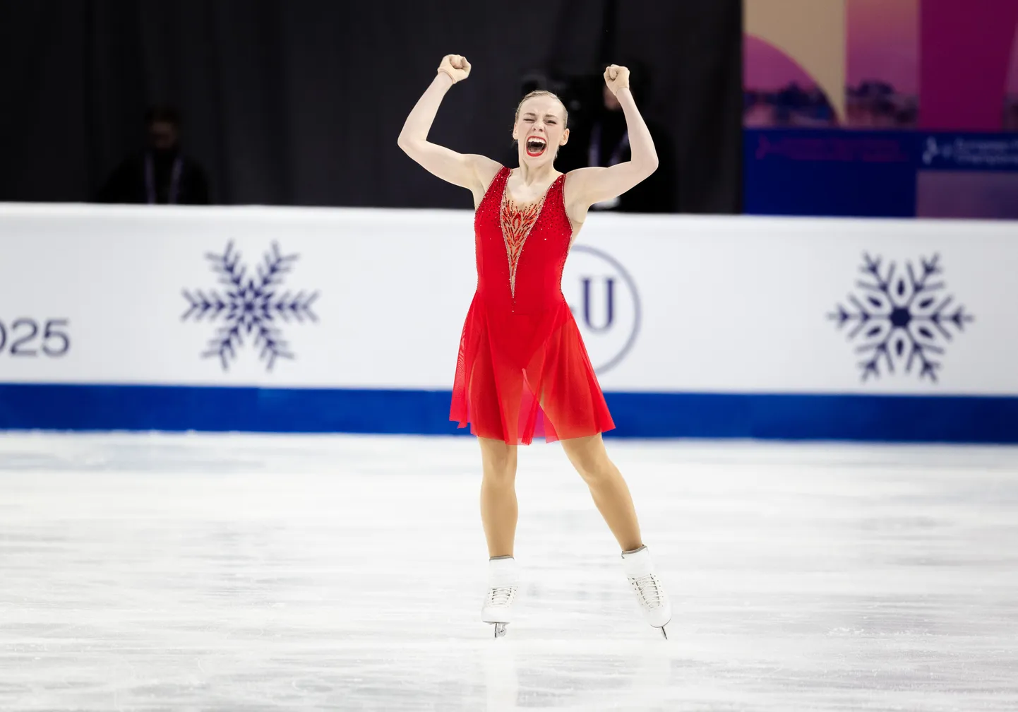 Нина Петрыкина на домашнем чемпионате Европы.
