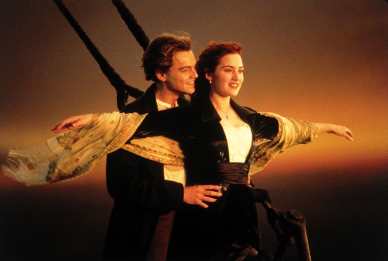 Kate Winslet (Rose) ja Leonardo DiCaprio (Jack) 1997. aasta filmis «Titanic»