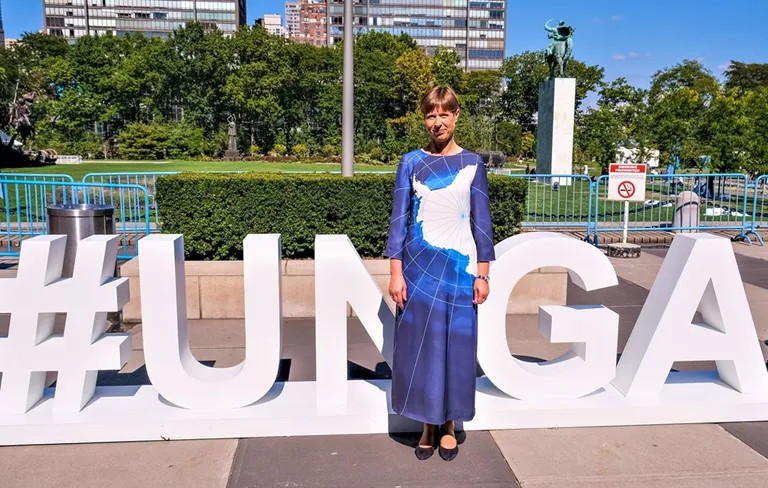 Kersti Kaljulaid ÜROs.