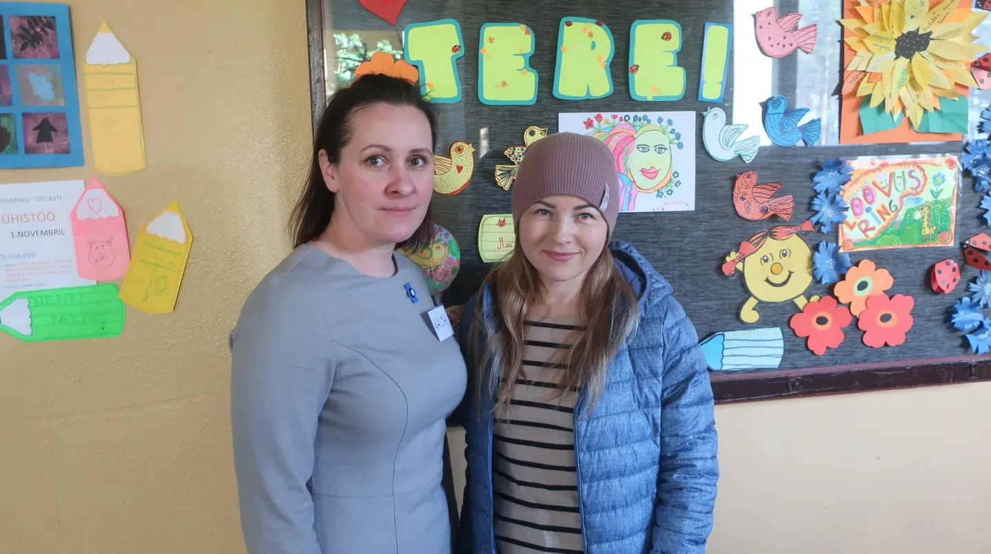Ukrainlannast Nataliia Tkachenkost (paremal) ning Kaisa Tammojast on saanud sõbrannad.