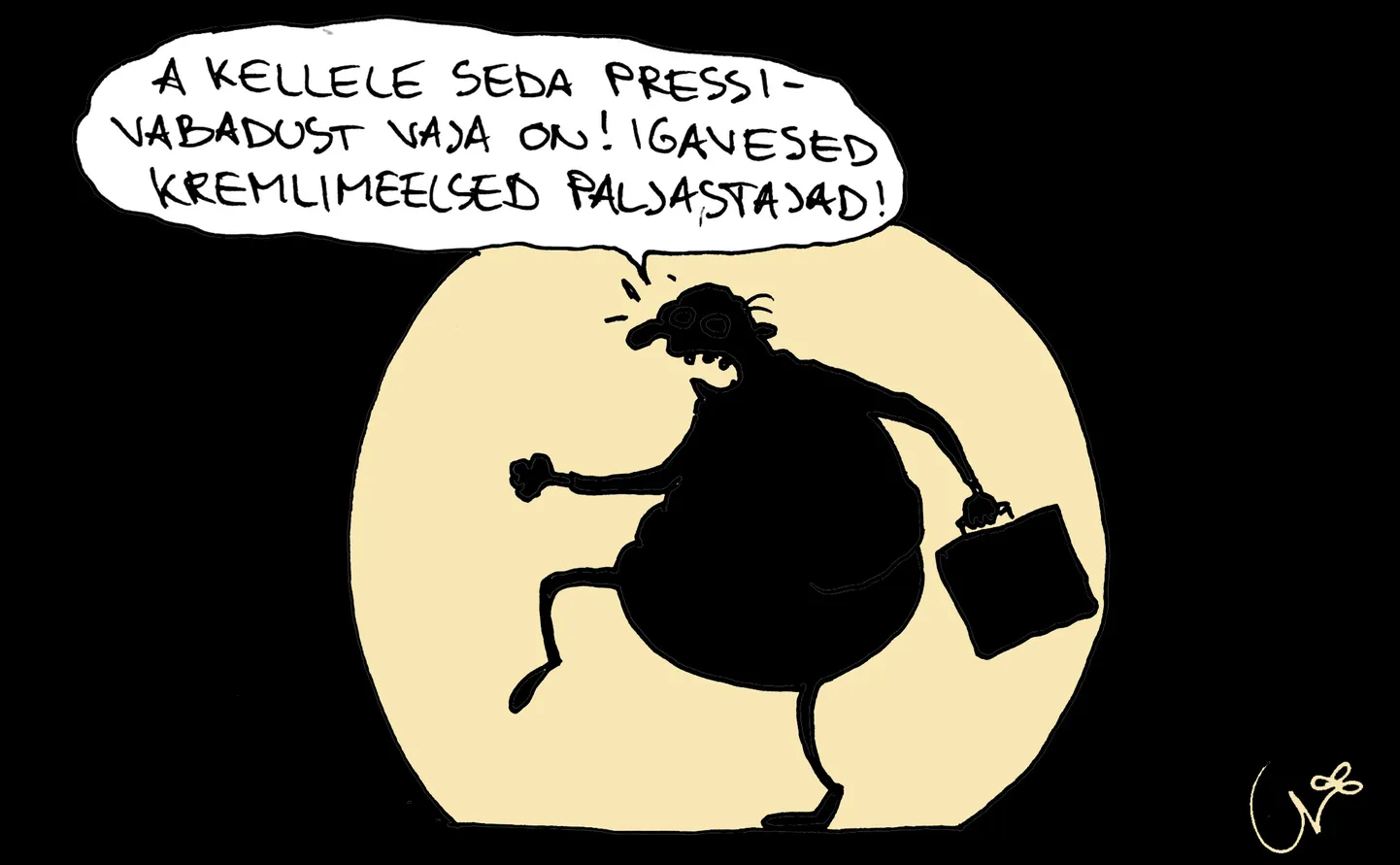 Urmas Nemvalts joonistab.