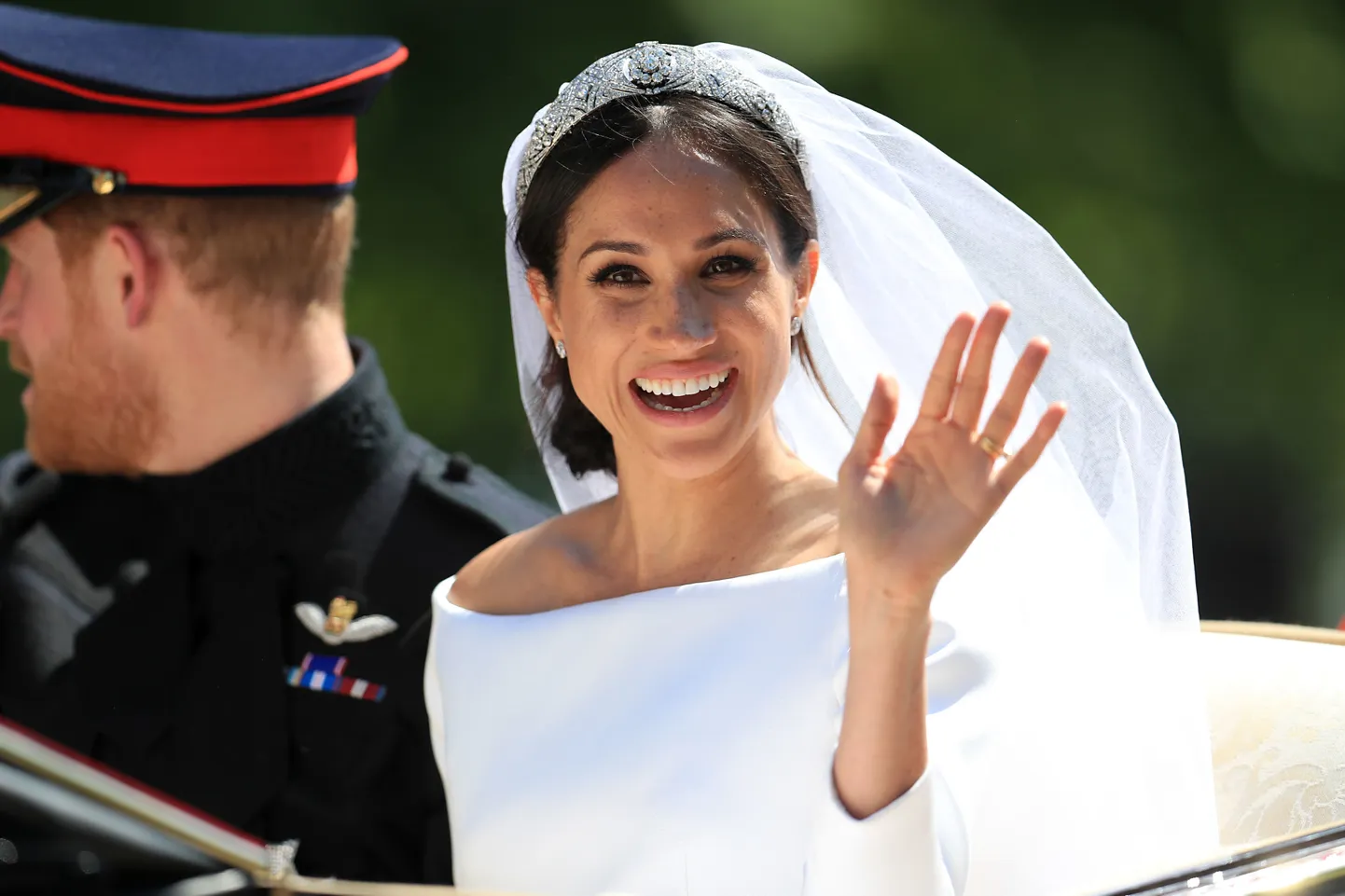 Meghan Markle ja prints Harry pulmapäeval 2018. aastal.