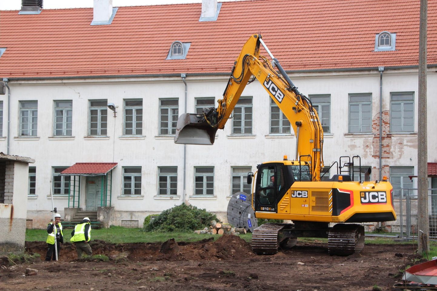Puka kooli ehitustööd algasid oktoobris.