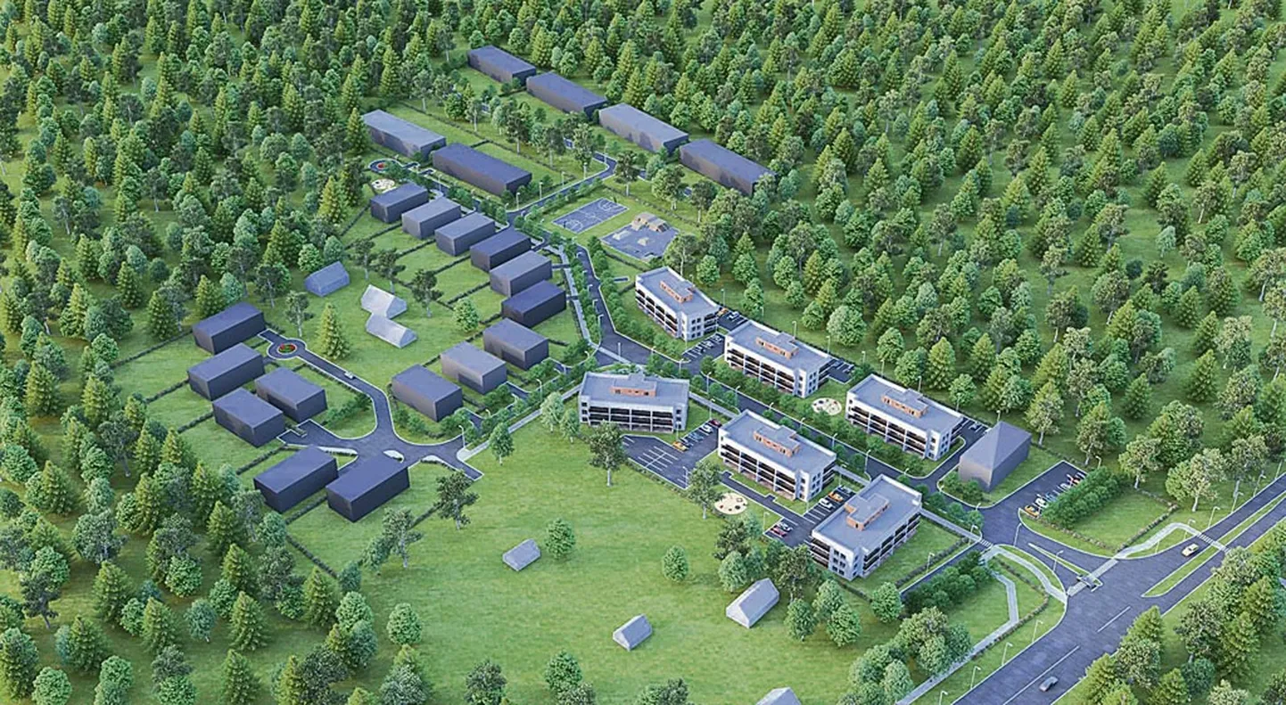 Nurmenuku elu­rajooni on kavandatud kuus kortermaja, eramud ja kuus rida­elamut.