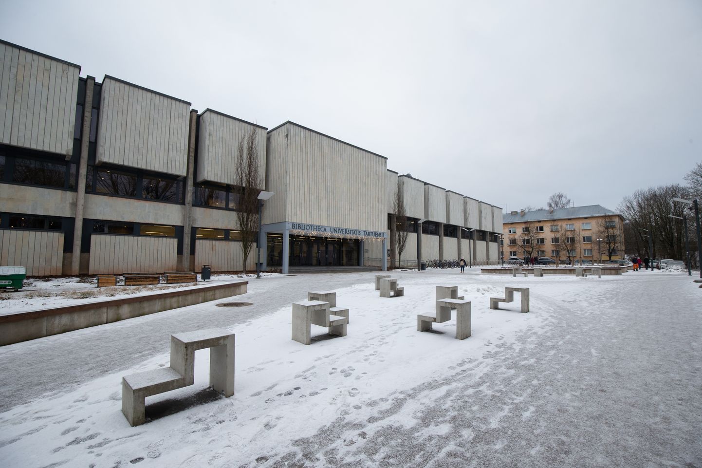 Tartu ülikooli raamatukogu peahoone.