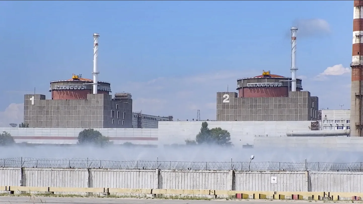 Vaade Zaporižžja tuumajaamale.