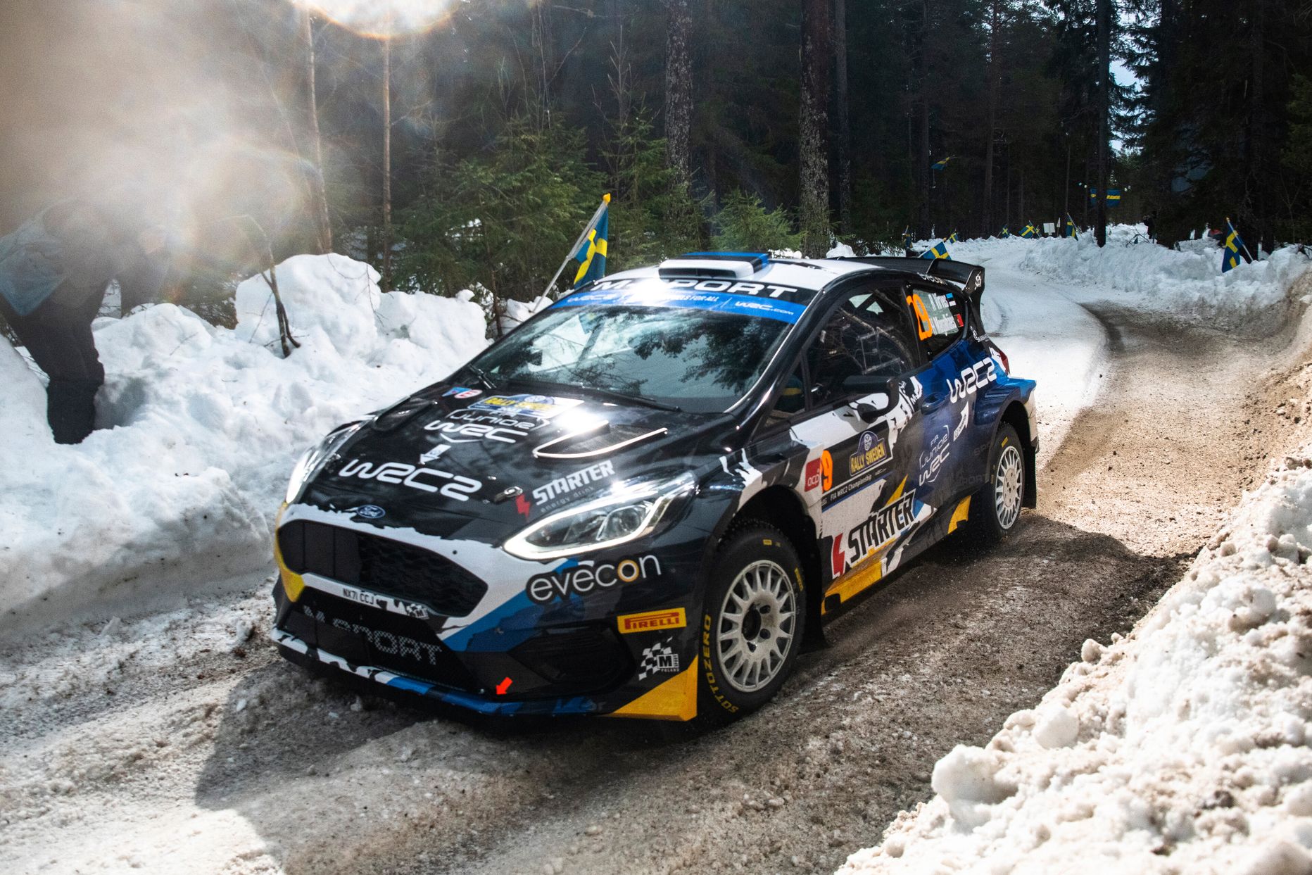 Just sellise Ford Fiesta Rally2ga kihutas juunioride maailmameister Robert Virves tänavusel Rootsi MM-rallil.