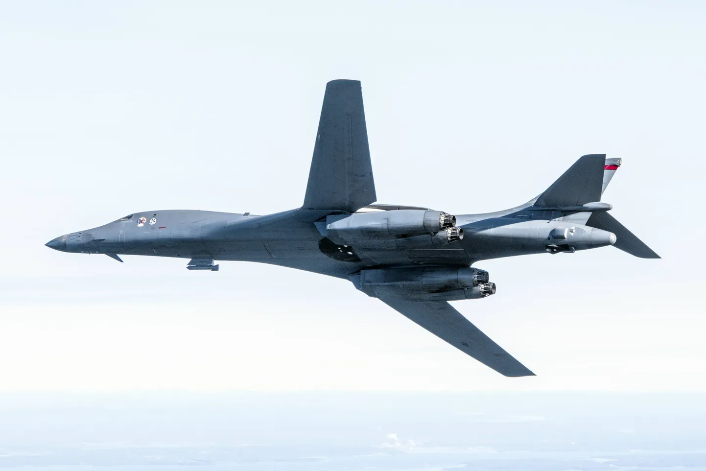 USA pommituslennuk B-1B.