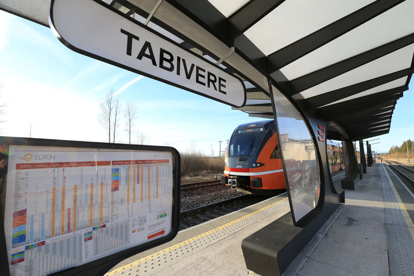 Rong Tabivere jaamas.