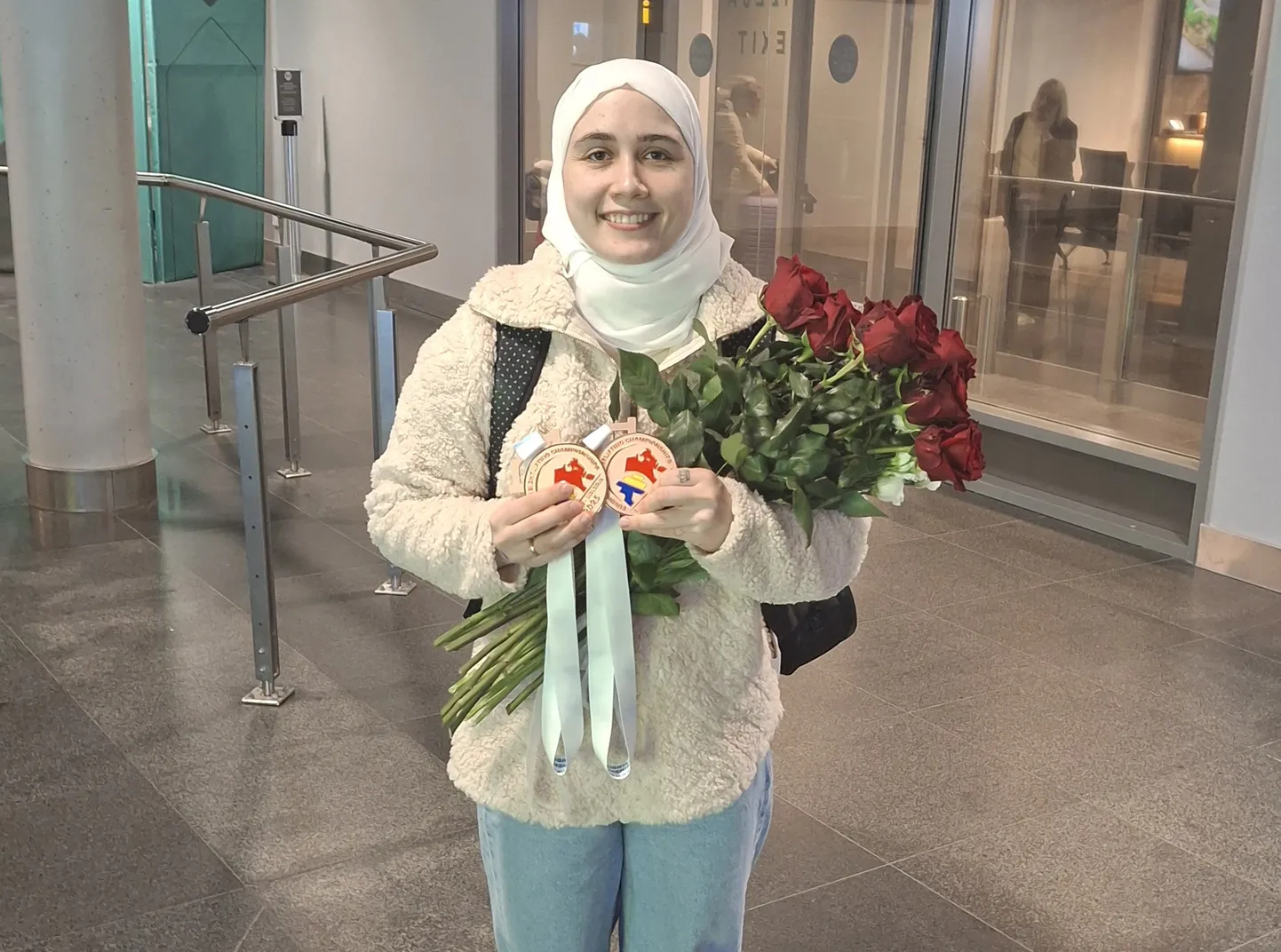 Latvijas svarcēlāja Rebeka Ibrahima