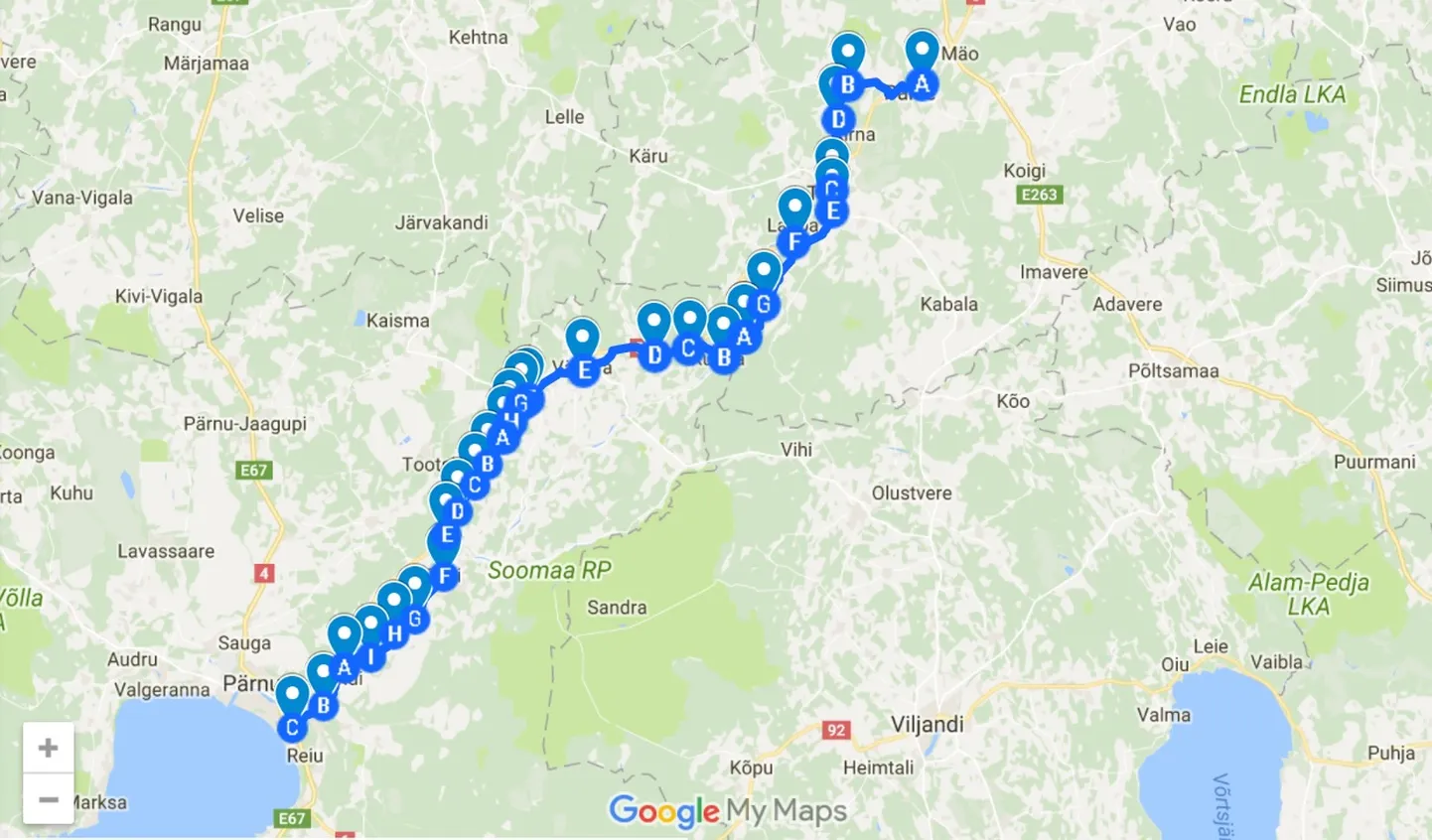 Tuli jõuab Pärnusse 28 suurema punkti kaudu 115 tõrviku kaasabil.