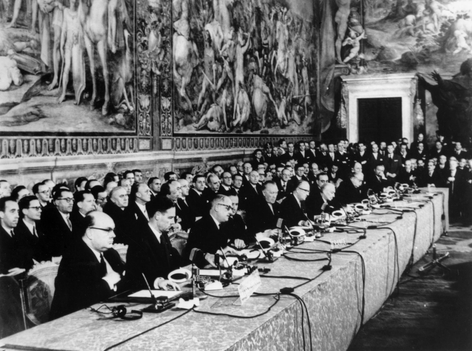 Rooma lepingu sõlmimine 1957. aastal. 
