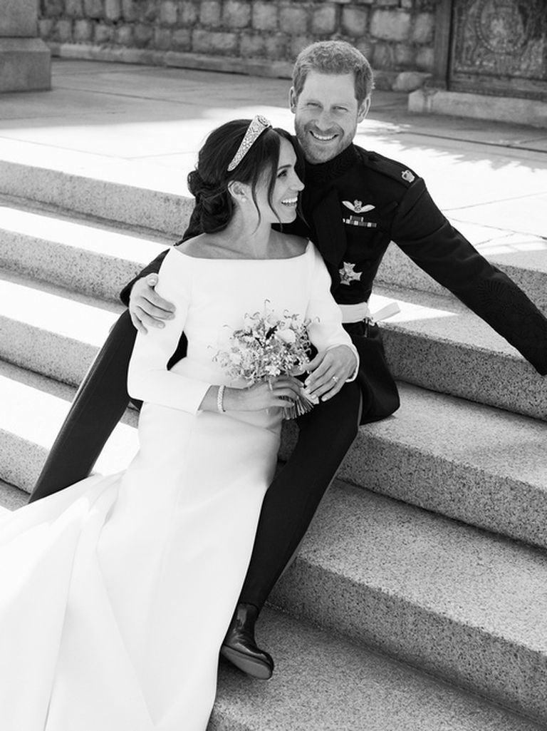 Prinča Harija un Meganas Mārklas oficiālais kāzu foto, Svētā Džordža kapela, Vindzora 