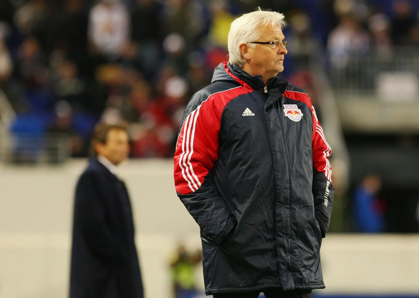 New York Red Bullsi peatreener Hans Backe